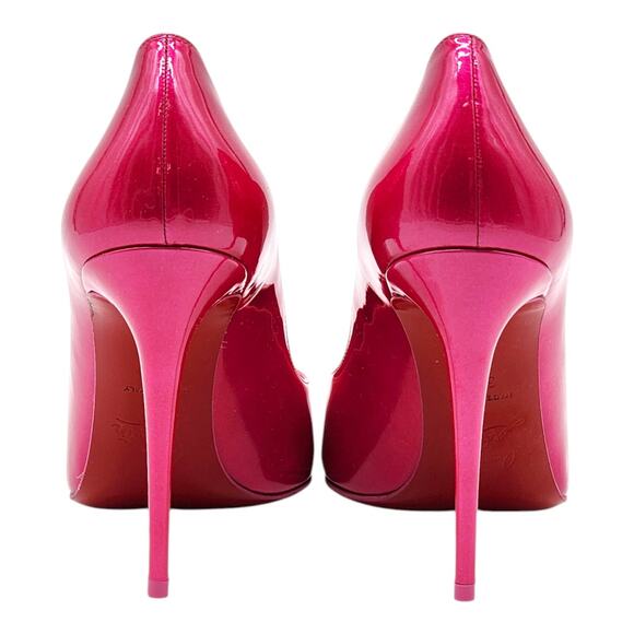 Christian Louboutin Hot Chick Patent Leather Pumps Hot Pink EU 36.5 US 6 - $845 - Picture 5 of 9